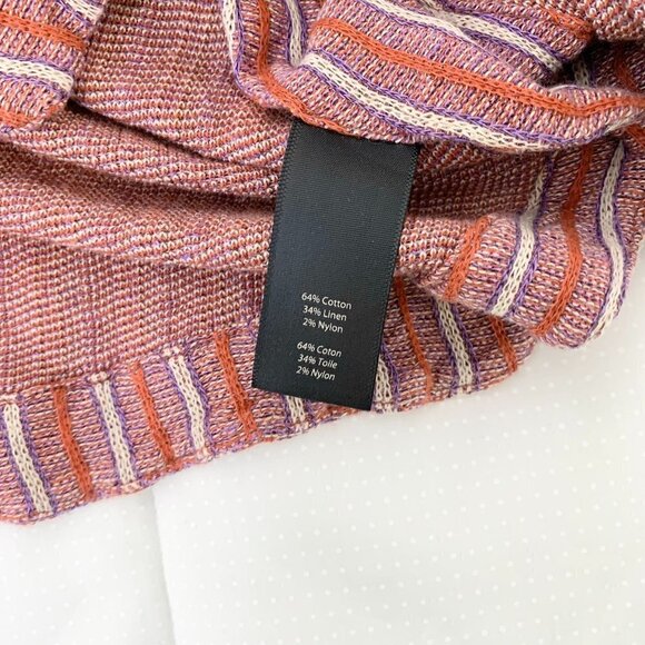 Elizabeth and James striped linen blend dress coverup size small - Picture 9 of 10